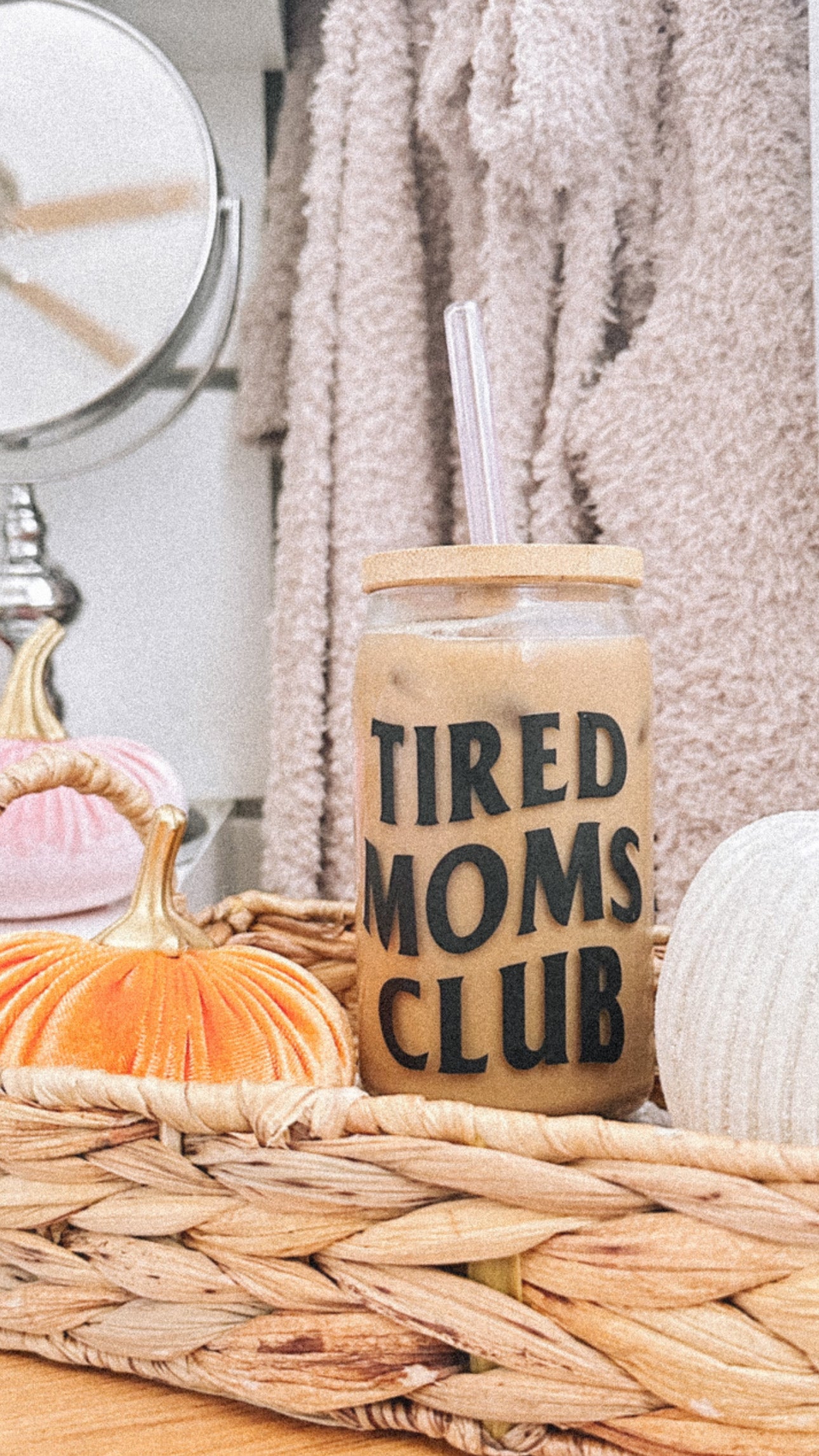 Tired Moms Club | Glass Cup