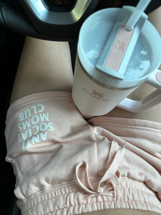 ASMC Sweatshorts | X-Small & Medium | Blush