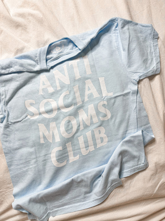 ASMC Boxy Tee | Medium | Baby Blue