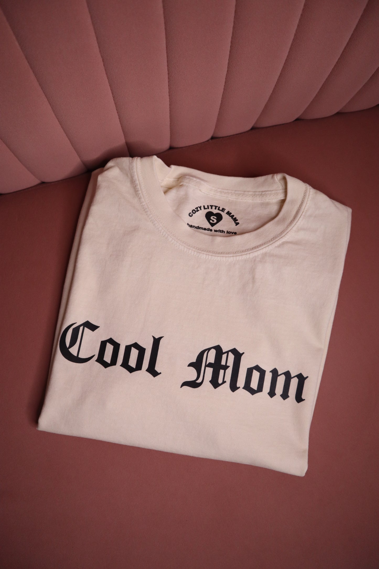 Cool Mom Boxy Tee | Small | Cream