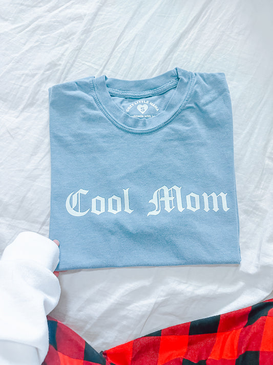 Cool Mom Boxy Tee | Small | Ocean