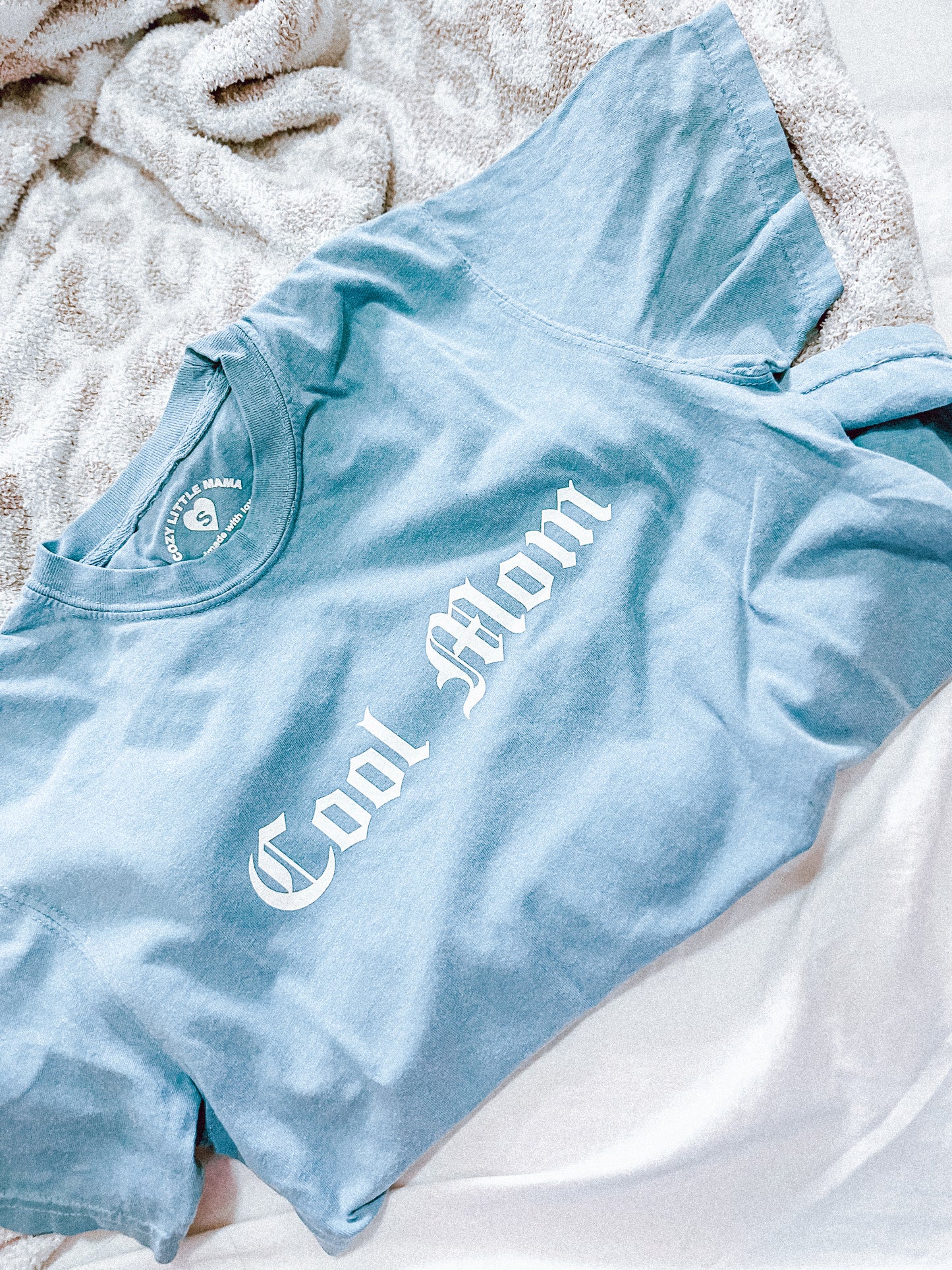 Cool Mom Boxy Tee | Small | Ocean